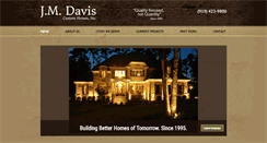 Desktop Screenshot of jmdavishomes.com